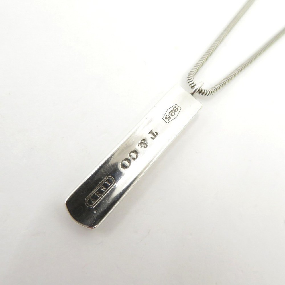 Tiffany Tiffany Bar Necklace Silver